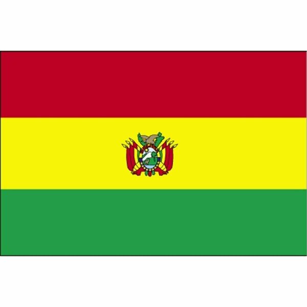 Ss Collectibles 4 ft. X 6 ft. Nyl-Glo Bolivia Civil Flag SS2521579